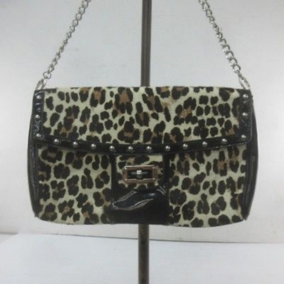 White House Black Market Handbags - White House Black Market Leopard Handbag
